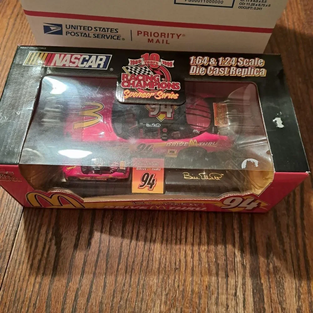Vintage 99 Racing Champions Set Bill Elliott McDonalds Die Cast Nascar Race Cars
